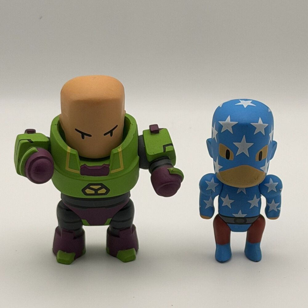 Scribblenauts Unmasked DC Comics Mini Figure Lot Lex Luthor & Uncle Sam 2"